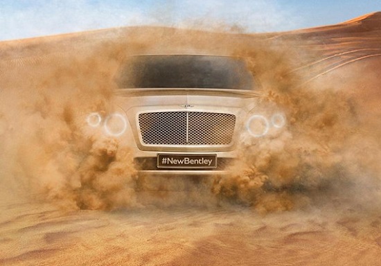 Bentley tiết lộ hình ảnh mẫu SUV 2016